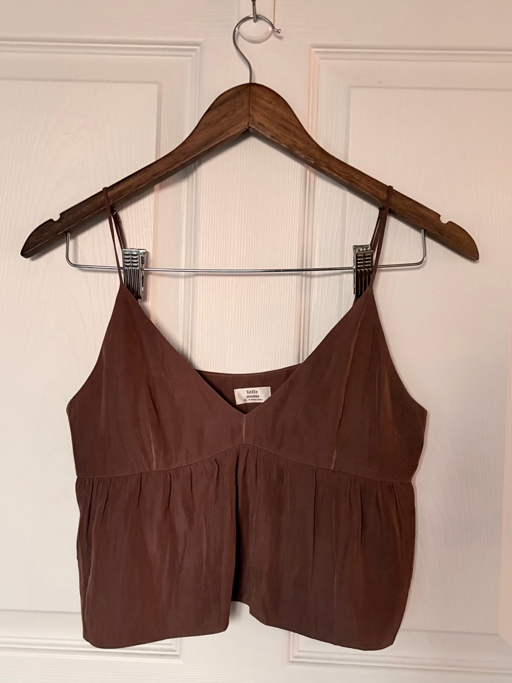 Aritzia pinkish-brown top